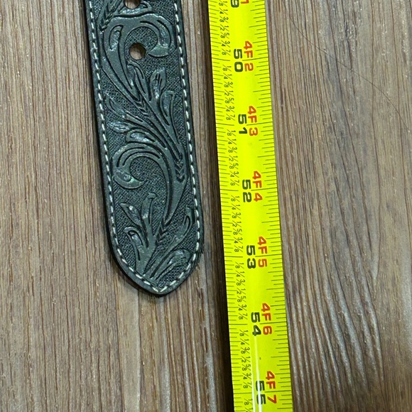 Roper Mens‎ Buff Milled Single Stitched Cut Edges Size 46 Belt 8661500 - Picture 8 of 11